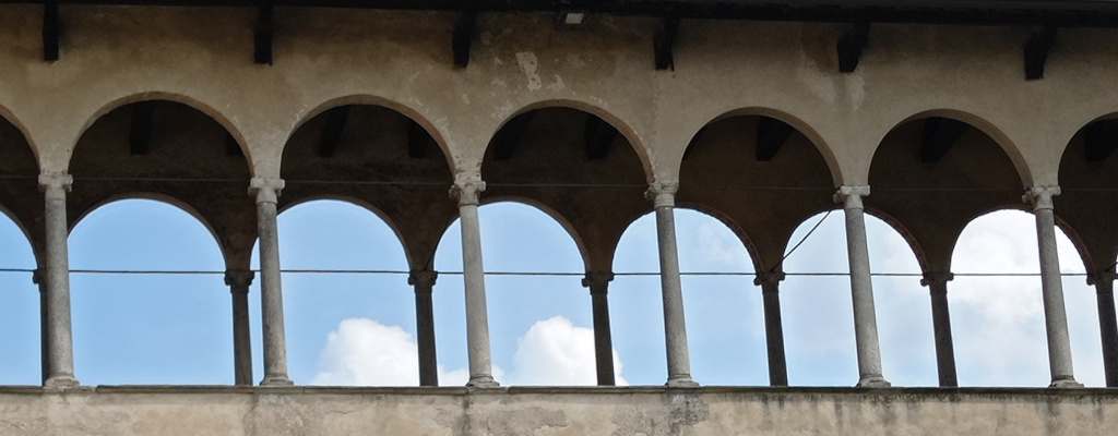 Castello di Vigevano, loggia delle Dame